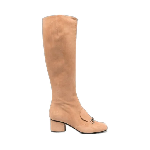 Gucci Horsebit Detail Knee Length Boots