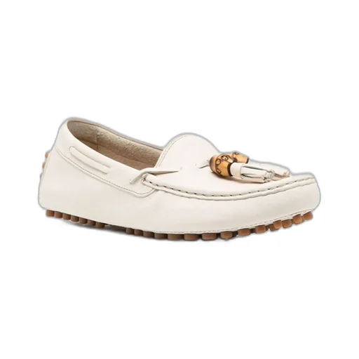 Gucci Pebbled Tassel Detailed Loafers