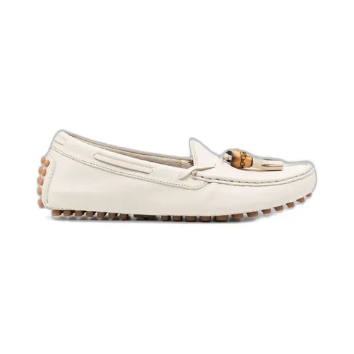 Gucci Pebbled Tassel Detailed Loafers