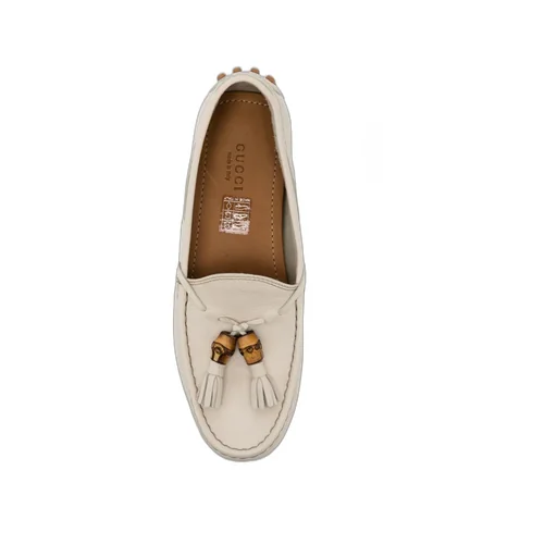 Gucci Pebbled Tassel Detailed Loafers