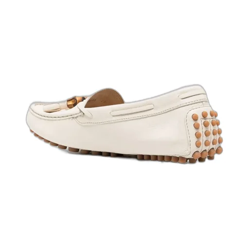 Gucci Pebbled Tassel Detailed Loafers