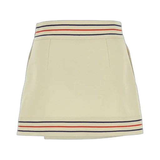 Gucci Striped Wrap Skirt