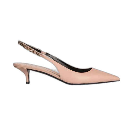 Gucci Signoria Logo Plaque Slingback Pumps
