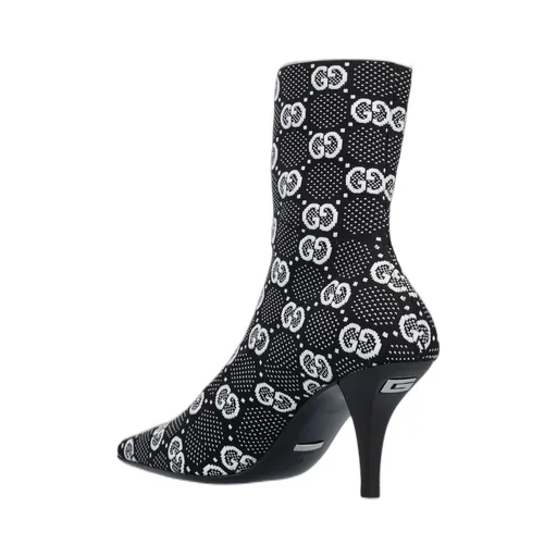 Gucci Gg Knit Ankle Boots