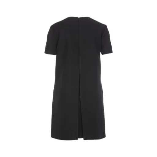Gucci Rear Zipped Inverted-Pleat Mini Dress