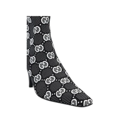 Gucci Gg Knit Ankle Boots