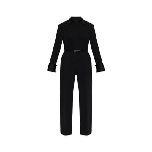 Gucci Drop Shoulder Belted Waist Jumpsuit