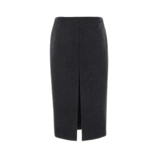 Gucci Rear Slit Midi Skirt