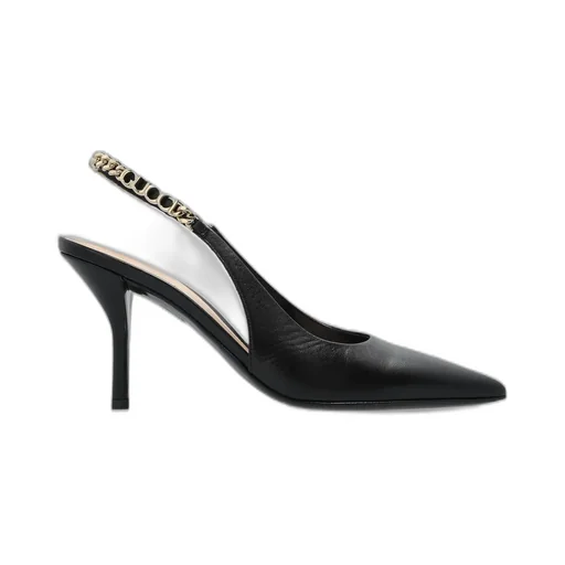 Gucci Signoria Logo Plaque Slingback Pumps