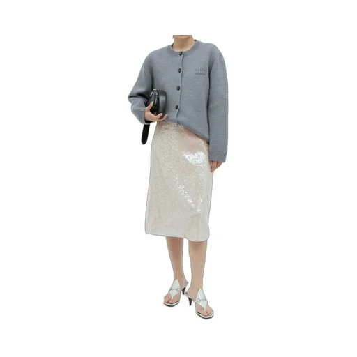 Gucci Sequin Embroidered Tulle Skirt