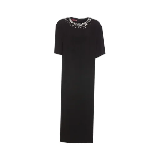 Gucci Embellished Crewneck Midi Dress