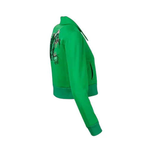 Gucci Tiger Embroidery Technical Jersey Jacket