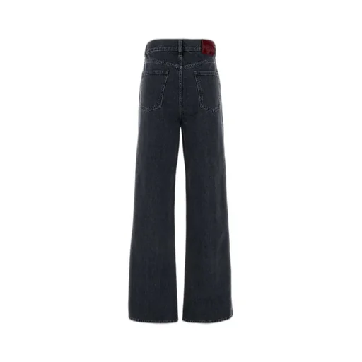 Gucci Wide Leg Denim Jeans