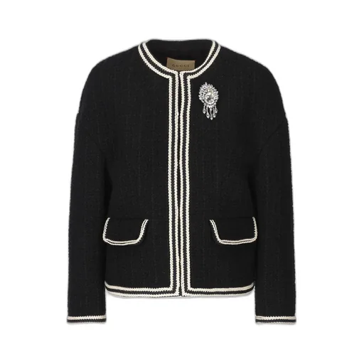 Gucci Interlocking G Tweed Jacket