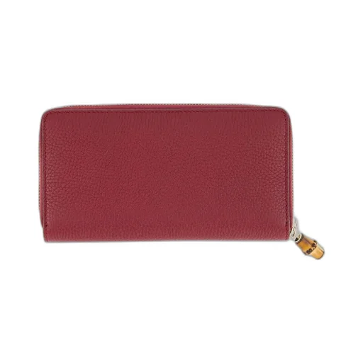 Gucci Bamboo Double G Zip Wallet