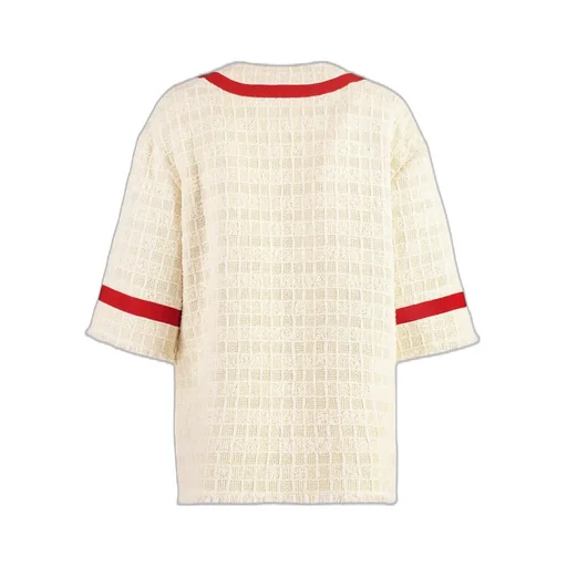 Gucci Interlocking G Embroidered Two-Toned Tweed Jacket