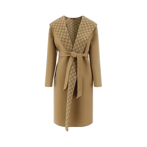 Gucci Reversible Gg Straight Hem Coat