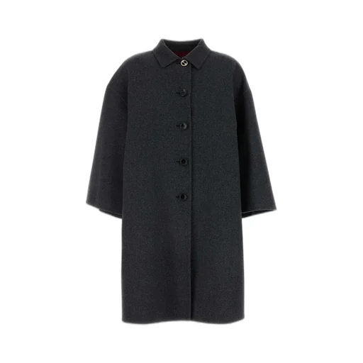 Gucci Drop Shoulder Single Breasted Coat