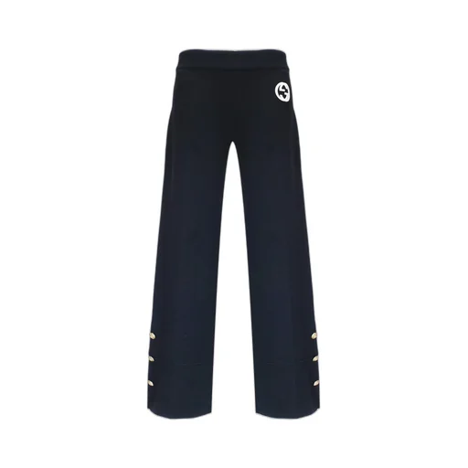 Gucci Logo Embroidered Trousers