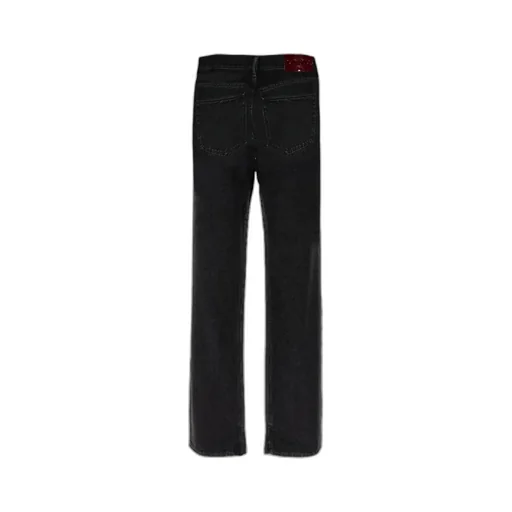 Gucci Laser Design Straight Denim Pants