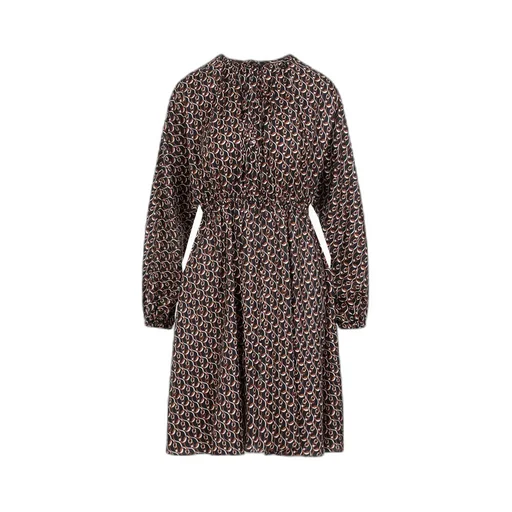 Gucci Interlocking G Chain Printed Dress