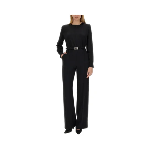 Gucci Satin Square G Belt Jumpsuit