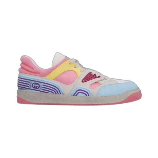 Gucci Basket Lace-Up Sneakers