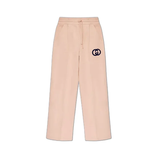 Gucci Gg Embroidered Jersey Jogging Pants
