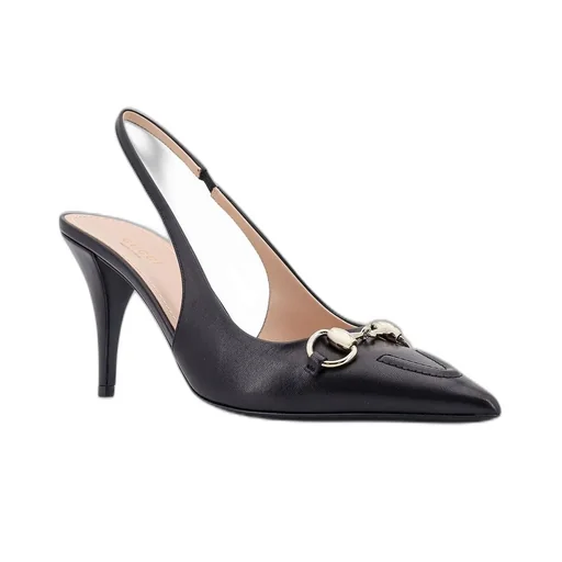 Gucci Pointed-Toe Slingback Pumps