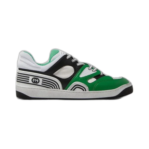 Gucci Basket Panelled Low-Top Sneakers
