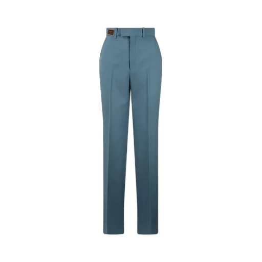 Gucci High Waist Horsebit Trousers