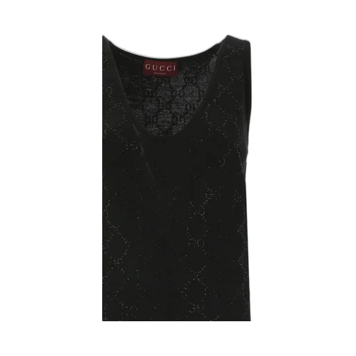 Gucci Gg Embroidered Tank Top