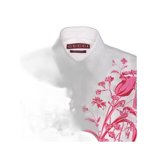 Gucci Floral Printed Poplin Shirt