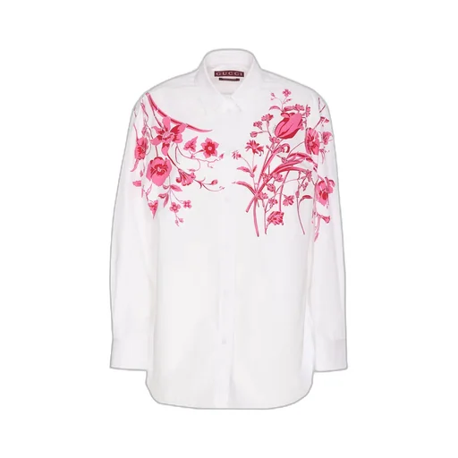 Gucci Floral Printed Poplin Shirt