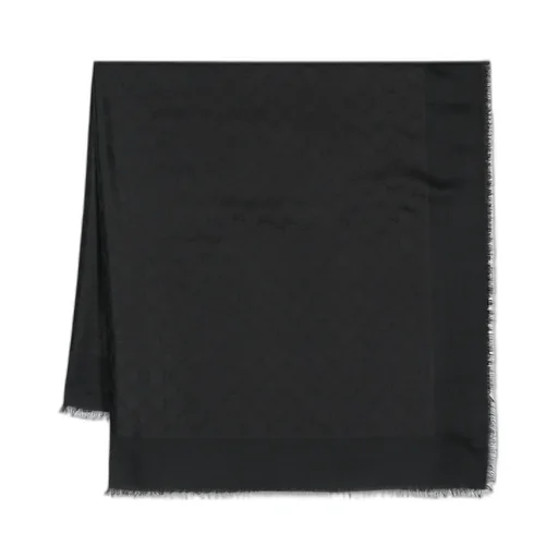 Gucci Logo Jacquard Square Scarf