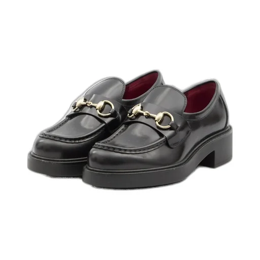 Gucci Horsebit Detailed Lug Sole Loafers
