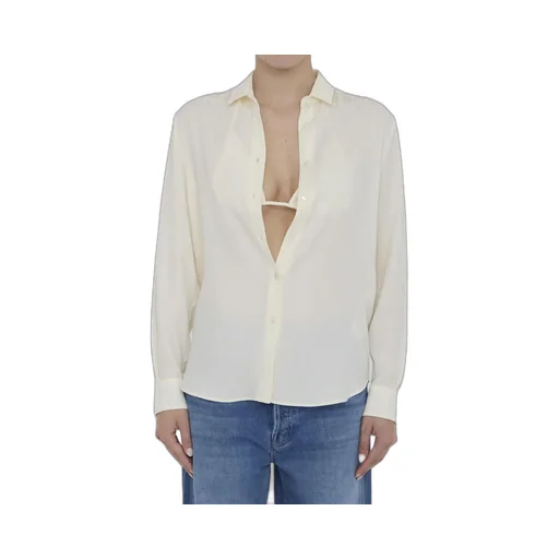 Gucci Self Tied Jacquard Shirt
