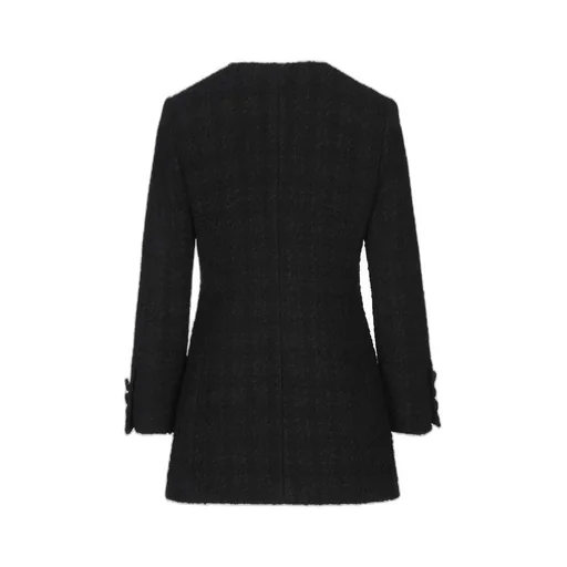 Gucci Single-Breasted Tweed Jacket