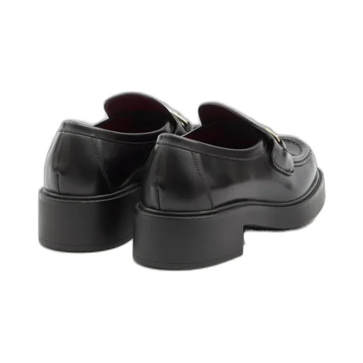 Gucci Horsebit Detailed Lug Sole Loafers