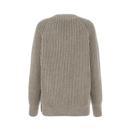 Gucci V-Neck Ribbed Knit Sweater