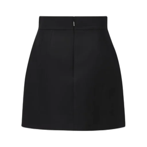 Gucci Logo Engraved Buttons Mini Skirt