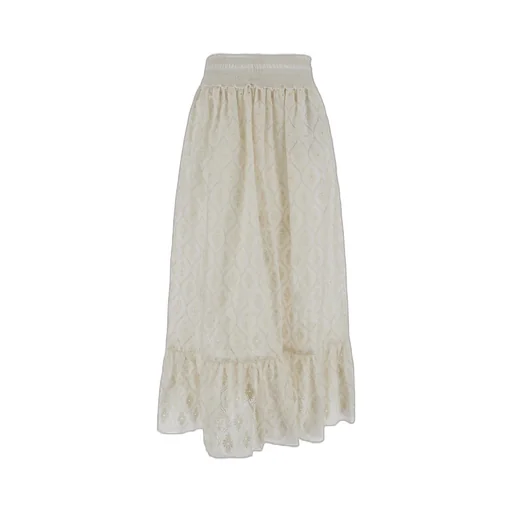 Gucci Broderie Anglaise Flared Hem Skirt