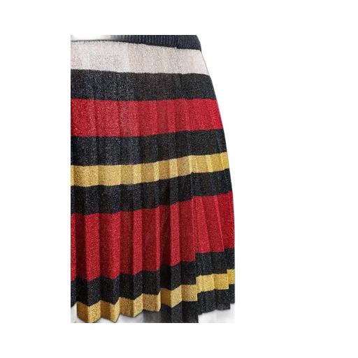 Gucci Striped Pleated Midi Skirt