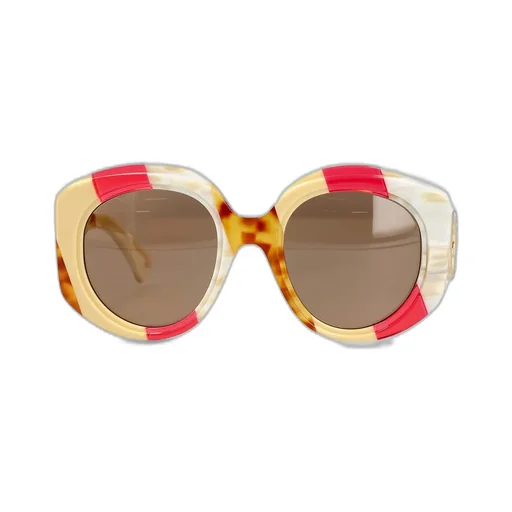 Gucci Eyewear Logo Plaque Oversized Frame Sunglasses