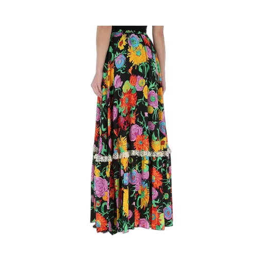 Gucci X Ken Scott Floral Printed Skirt