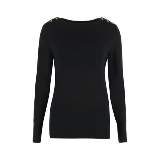 Gucci Rib Stitched Top