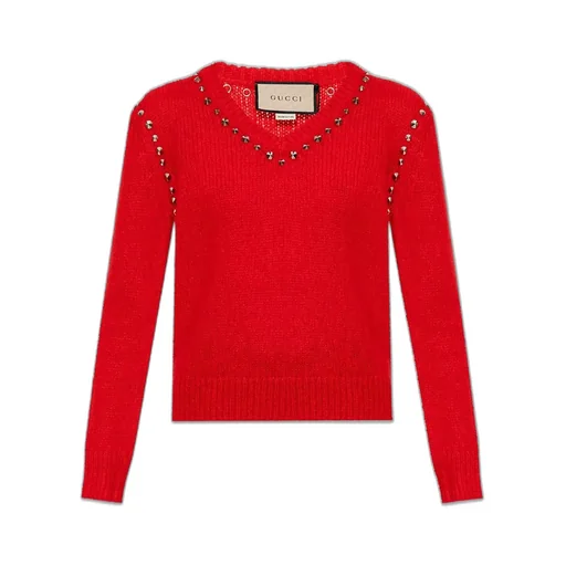 Gucci Stud Embellished Sweater