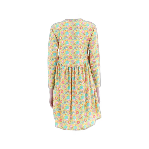 Jeremy Scott Ladybug Floral Asymmetrical Dress