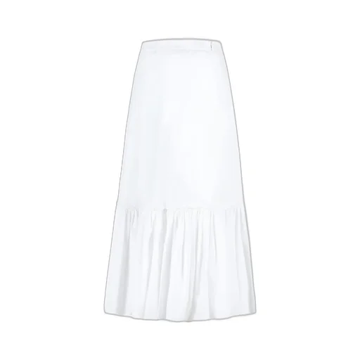 Jil Sander Pleated Poplin Skirt