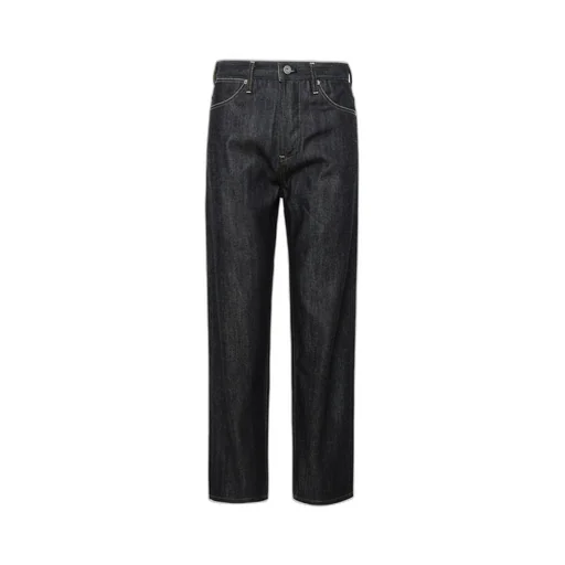 Jil Sander Contrast Stitching Tapered Jeans